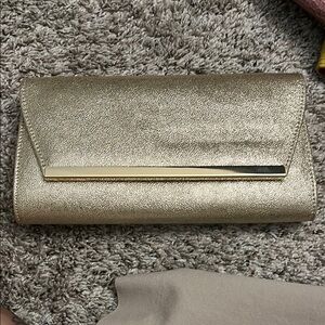 Elegant Gold Clutch